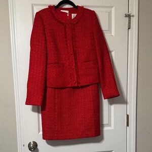 Lilly Pulitzer Vibrant Red Mini Dress and Blazer